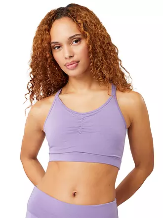 MANDALA | Soutien-gorge de yoga Infinity maintien moyen pour femmes | lila